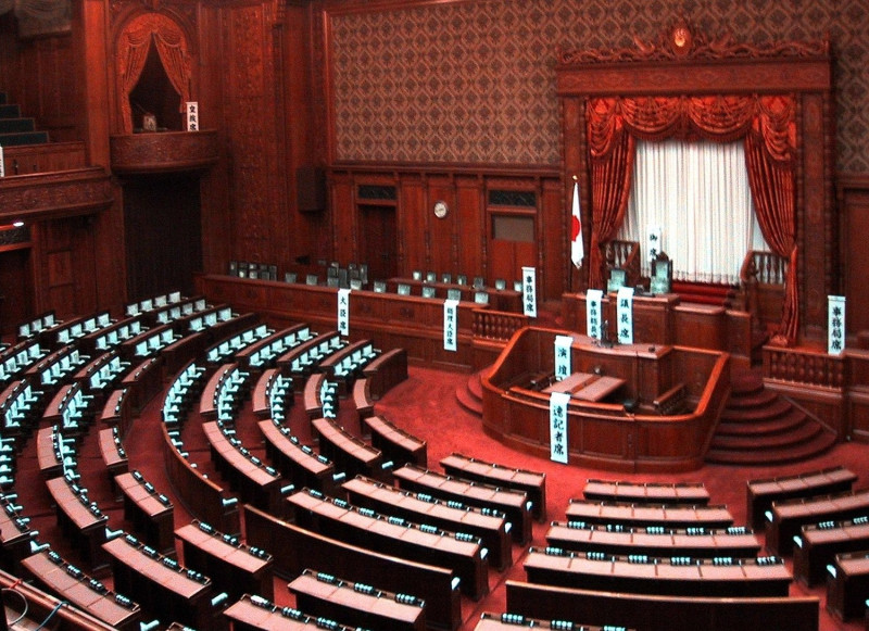 日本參議院將於21日改選，攸關安倍晉三能否推動修憲。   圖：Chris 73 / Wikimedia Commons提供　CC BY-SA 3.0