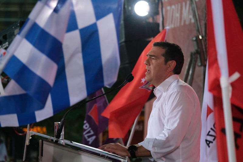 希臘左派總理齊普拉斯領導的政黨，在7日選舉中落敗，這位希國最年輕的總理將交棒下台。   圖：翻攝自齊普拉斯臉書