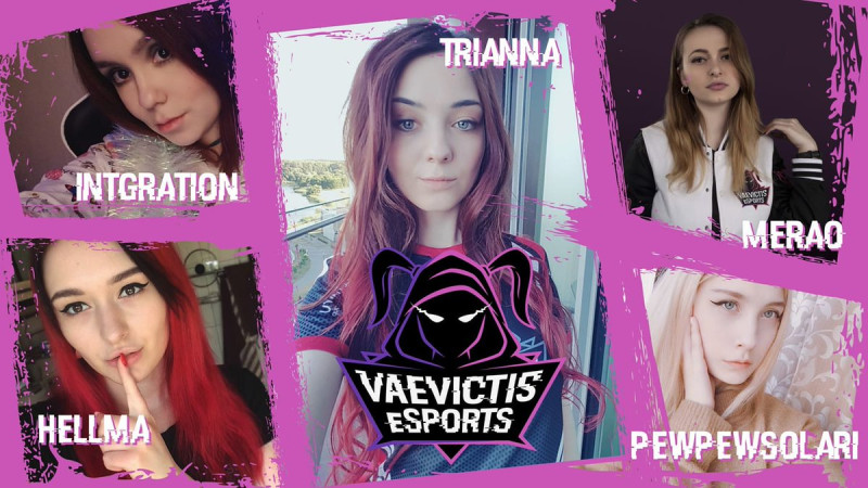 獨聯體賽區（LCL）的Vaevictis Esports在今年夏季賽依舊堅持全女子陣容。   圖：翻攝自 Vaevictis Esports 官方推特