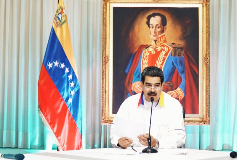 委內瑞拉總統馬杜洛。   圖：翻攝自馬杜洛推特