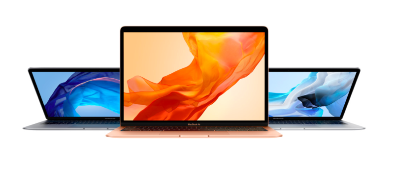 蘋果官網日前悄悄更新產品線，推出新MacBook Air、MacBook Pro。   圖：擷取自蘋果官網