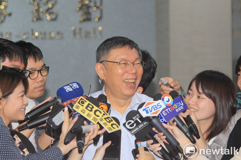 台北市長柯文哲日前突然宣布要組黨，引起外界議論。   圖：周煊惠 ／攝（資料照片）