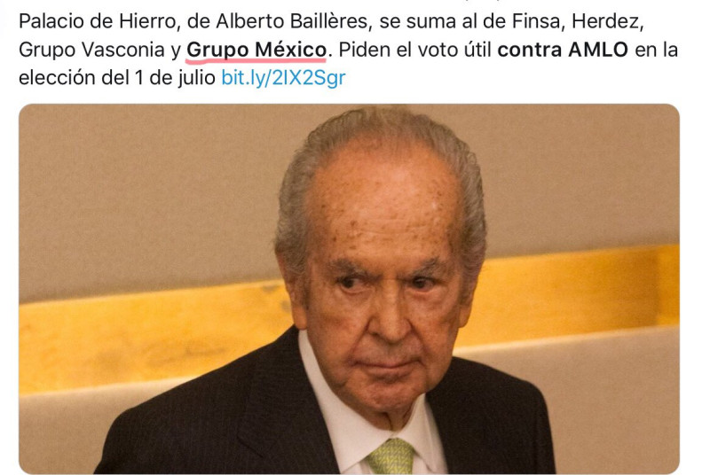 「墨西哥集團」由該國第二大富豪Germán Larrea（圖）所擁有，但他遲未出面，遭墨國網友肉搜。   圖：翻攝自Maria Aurelia推特