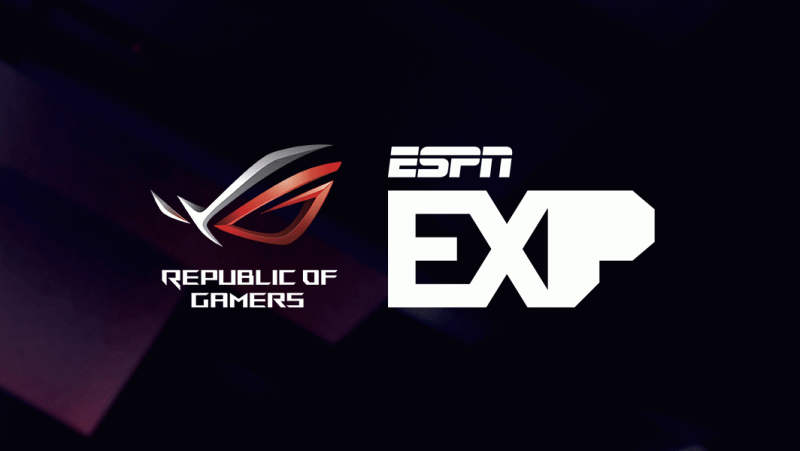 ROG玩家共和國宣布成為ESPN EXP系列賽官方硬體贊助商。