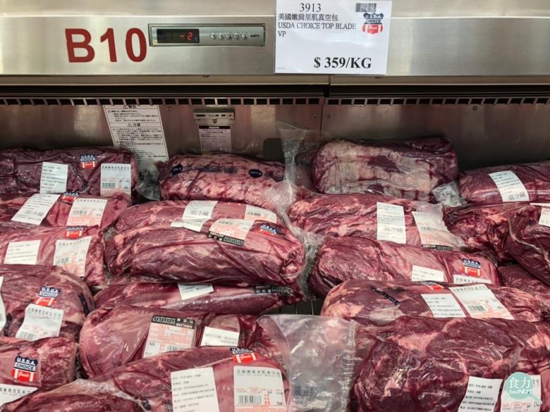 好市多以海運原裝進口的大塊牛肉，用「真空收縮袋」包裝維持牛肉新鮮。   圖：食力/提供