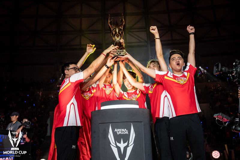 Team Flash成為第一支以地主國之姿獲得《傳說對決》世界賽冠軍的隊伍。   圖：Garena/提供