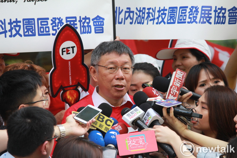 台北市長柯文哲近日頻向藍綠開砲，有立委認為他是為了尋求參選「正當性」。   圖：周煊惠 / 攝（資料照）