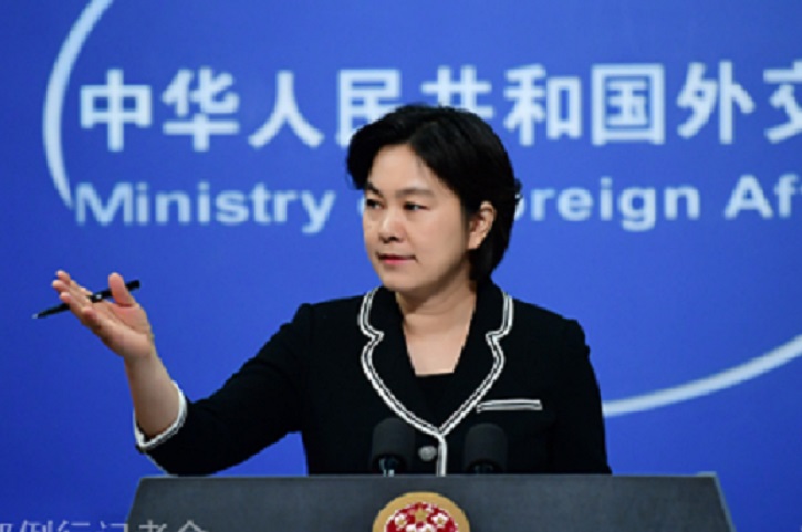 中國外交部發言人華春瑩。   圖：中國外交部官網
