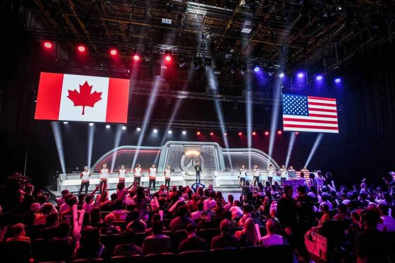 美國隊12人大名單出爐，全數均為OWL選手；加拿大隊決選出則是與去年相同的七名選手。   圖：暴雪娛樂／提供