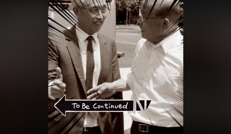 每項政績最後貼上「To be continued」，代表這些事情「未完待續」   圖：翻攝自蘇貞昌「守護台灣 未完待續」影片