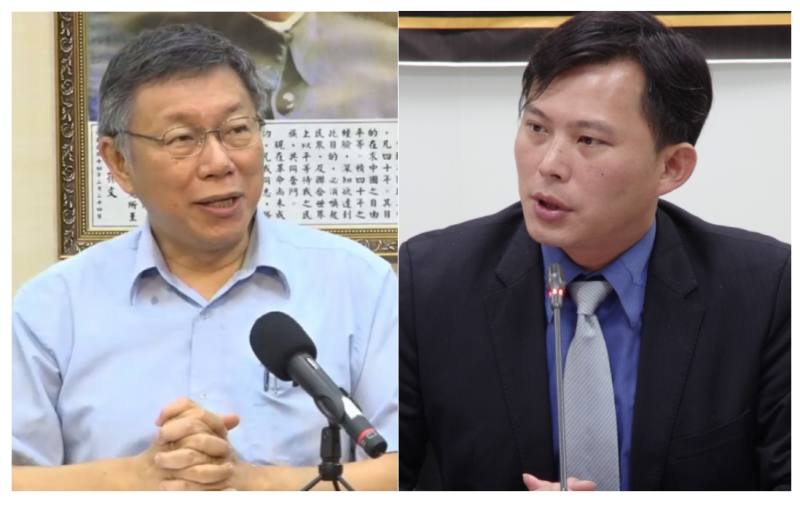 時代力量立委黃國昌（右）認為，台北市長柯文哲（左）成立新政黨是民主政治的常態，外界毋需為了批評而批評，而是要具體談論是非。   圖：新頭殼合成照