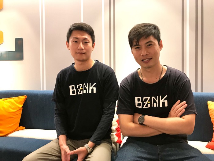 兩位 BZNK 共同創辦人林滄億（左）及林彥君（右）。   圖：創夢市集／提供
