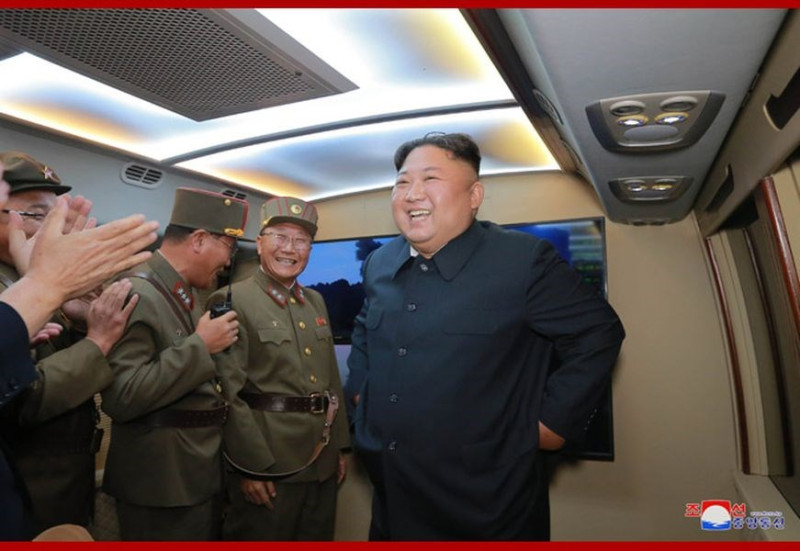 北韓領導人金正恩今年缺席「太陽節」，這也是他自2012年就任至今首次缺席。   圖：取自北韓中央通信社kcna.kp