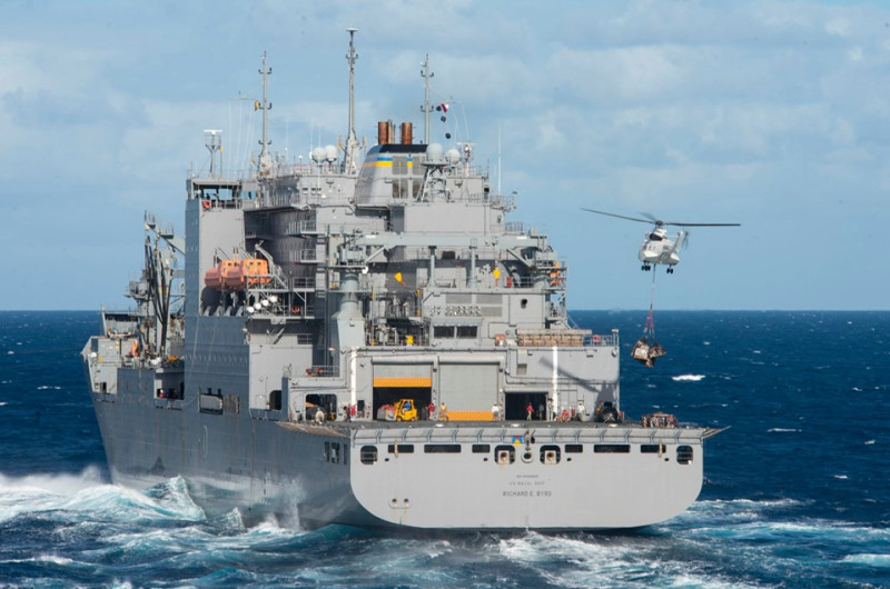 美軍綠灣號兩棲船塢登陸艦原定本月下旬訪問香港，但因為香港情勢緊張，已遭到中國拒絕。   圖：翻攝自綠灣號臉書