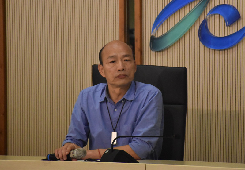 高雄市長韓國瑜被前朝官員批怠惰市政會議，市府提出反擊。   圖：孫冢銘／攝（資料照片）