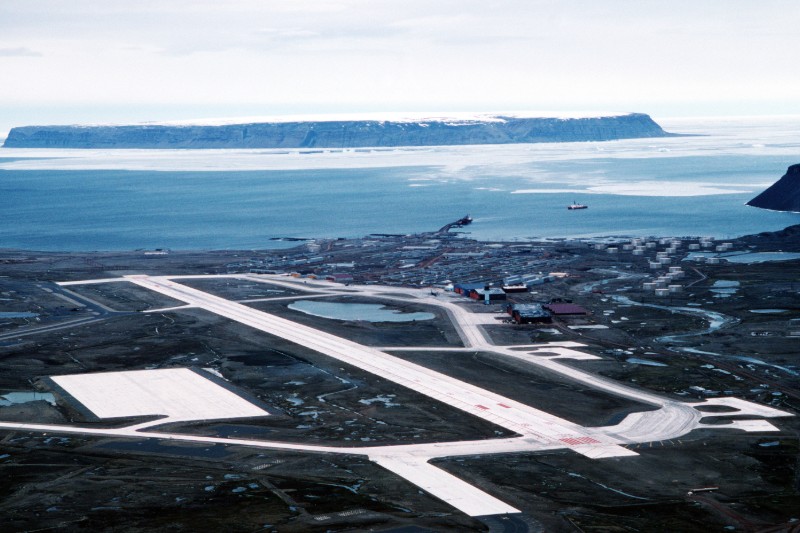 美軍在格陵蘭設有圖勒空軍基地，是美方現有最北的軍事設施。   圖：翻攝自美國空軍/Lee E Schading