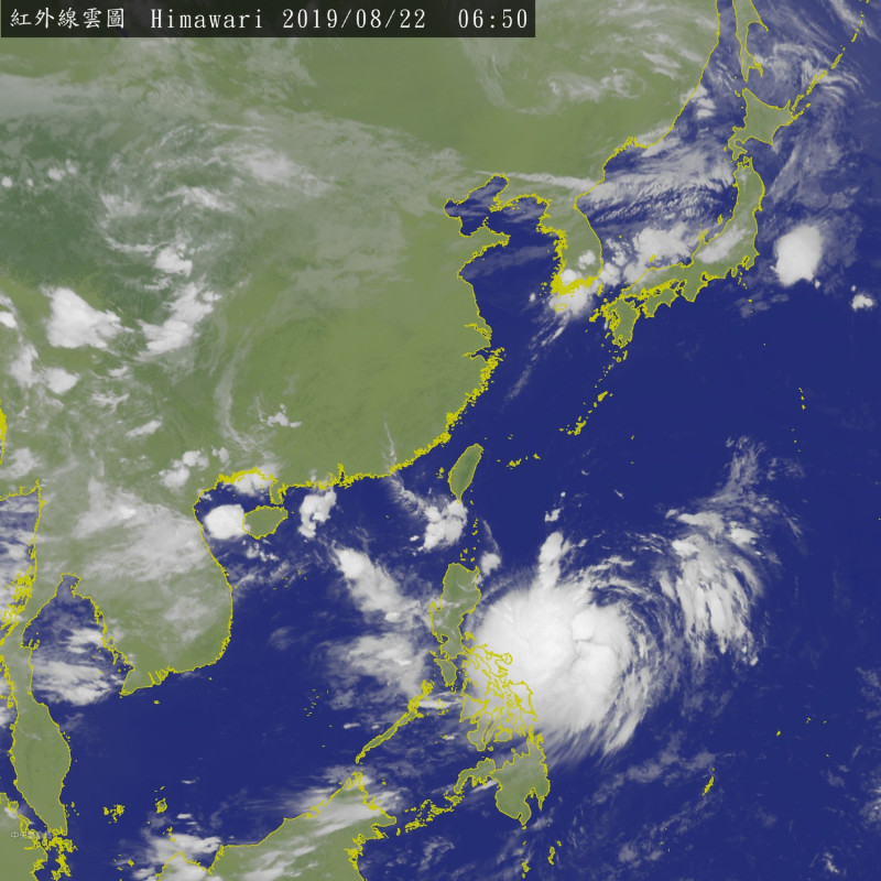全台大雨特報解除，但白鹿颱風直逼台灣，氣象局提醒民眾做好防颱準備。   圖：翻攝自中央氣象局