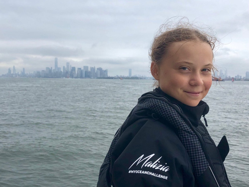 瑞典環保少女童貝里（Greta Thunberg）。   圖：翻攝自童貝里推特