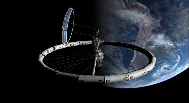 美國私人組織門戶基金會（Gateway Foundation）推出最新太空計畫，計畫在2025年打造第一座人造重力太空度假村。   圖：翻攝自The Gateway官網