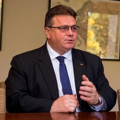立陶宛外交部長林克維丘斯表示，有些外交官的行為越界，這是不可接受的。   圖：翻攝自林克維丘斯推特