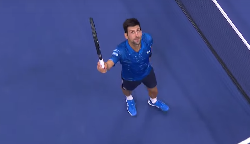 Novak Djokovic退賽。   圖／翻攝自YOUTUBE
