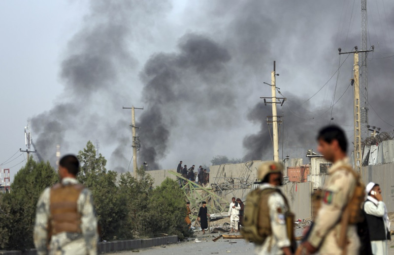 塔利班已攻陷阿富汗首都喀布爾，美國將團隊成員派往機場等較安全處。   圖：達志影像/美聯社（資料照片）