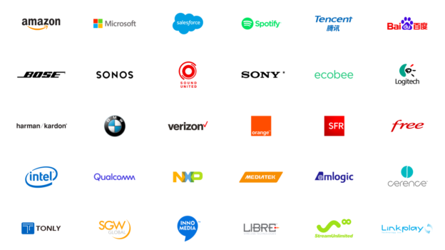該AI語音聯盟的成員，包括36家跨國、跨產業的大企業。