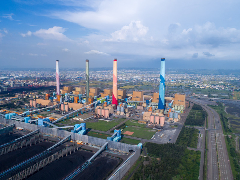 台中火力發電廠燃煤使用量目前已超過1,104萬公噸許可量。   圖：台中市政府/提供（資料照片）