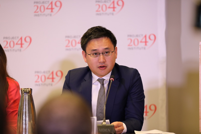 在美中進入高度戰略競爭關係之際，美國華府智庫「2049計畫協會」3日舉辦座談會，邀請多位專家學者探討在目前局勢下，美日台未來安全合作的可能性。駐美代表處政治組長趙怡翔也應邀出席。&nbsp;&nbsp;&nbsp;圖：中央社提供