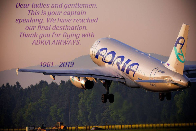 亞德里亞航空總部位於斯洛維尼亞，從1961年創立至今，因破產而宣告停飛。   圖：翻攝自www.adria.si/