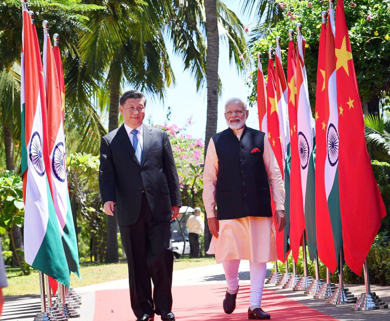 不止邊境衝突，印度總理莫迪 (右) 與習近平對RCEP也存在許多歧見。   圖：翻攝自Narendra Modi 的推特