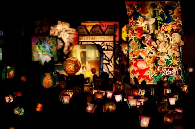 圖六：巴塞爾狂歡節燈籠夜遊。圖片來源: swissinfo