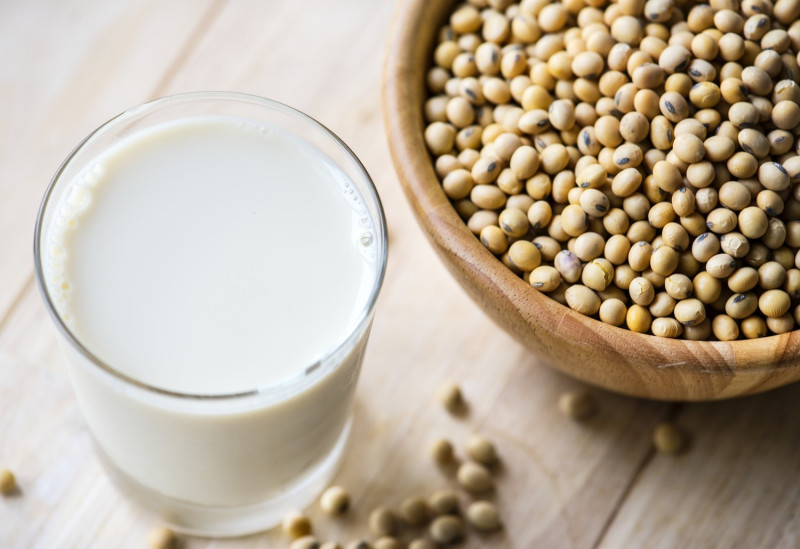 國建署表示，豆漿含鈣量根本遠遠不及等量的牛奶。   圖／pixabay