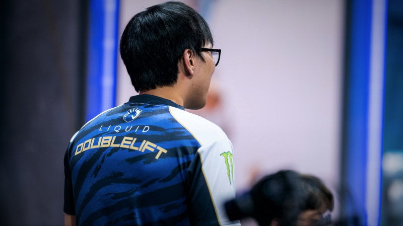 北美戰隊 Team Liquid（TL）的 AD 選手 Doublelift 征戰多年   圖：翻攝LoL Esports Photo Flickr