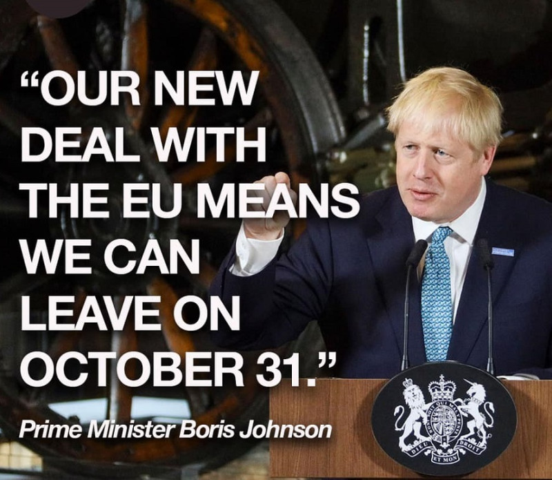 英國首相強生。   圖：翻攝強生臉書