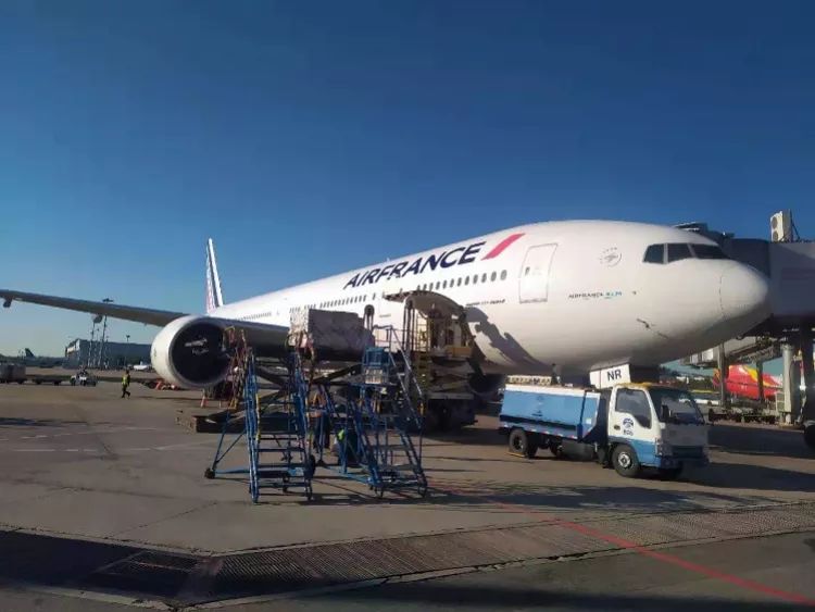 法航波音777-300ER同型機。   圖：翻攝自環球網
