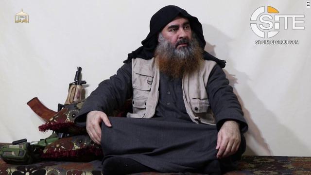 伊斯蘭國首腦巴格達迪已在美軍於敘利亞發動的突襲行動中喪生。   圖/翻攝自CNN Breaking news推特帳號