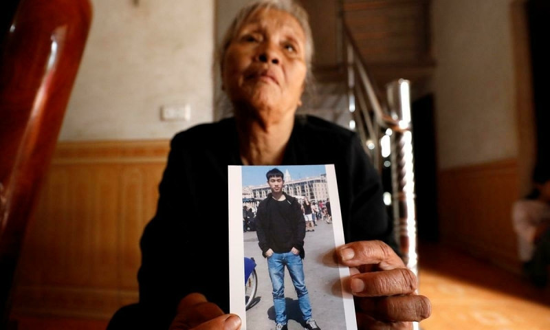 20歲越南公民阮定良（Nguyen Dinh Luong，音譯）據信也是冷凍貨櫃車慘案死者之一，家屬對阮定良可能罹難深感悲痛。   圖 :	翻攝自越南快訊