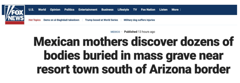 墨西哥加利福尼亞灣旁發現一處亂葬崗   圖：翻攝自Fox News 網頁