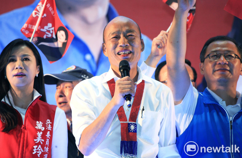 以「庶民」自居的國民黨總統參選人韓國瑜，獲得許多支持者的愛戴。圖：林昀真／攝（資料照片）
