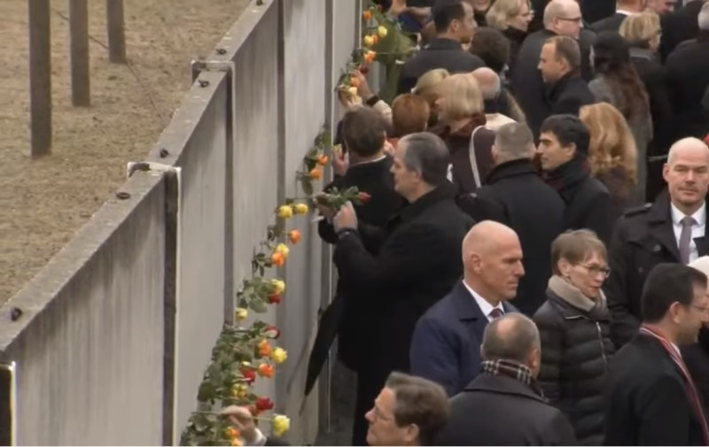 柏林圍牆倒塌滿30週年紀念活動。   圖/翻攝自Youtube