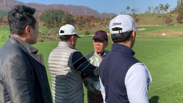 前南韓總統全斗煥罹患阿茲海默症卻可以打高爾夫球，引起眾人討論。   圖：翻攝自推特