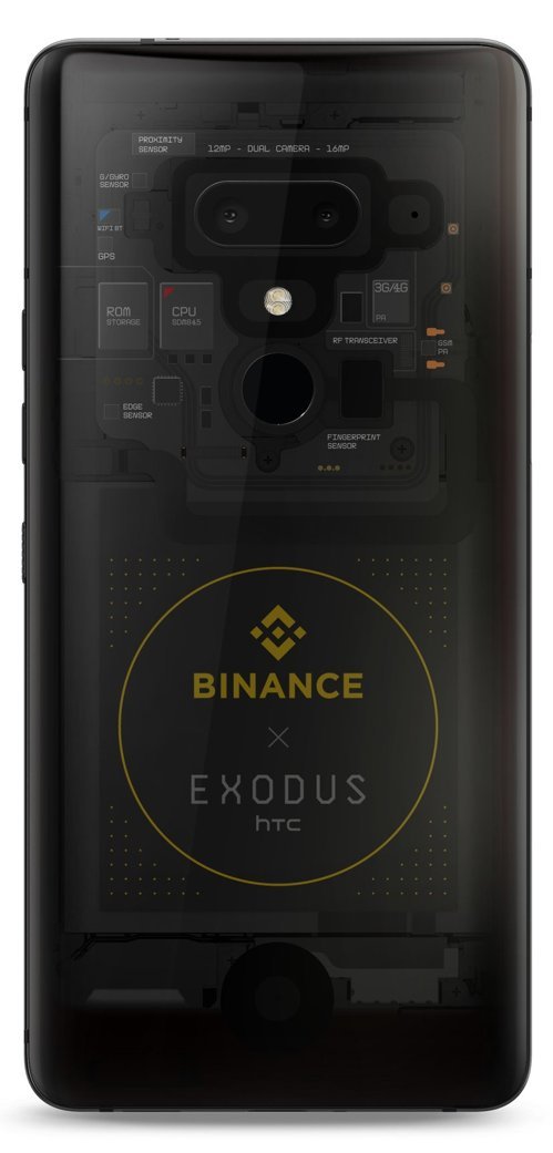 HTC 與 Binance 宣布合作推出EXODUS 1聯名加密手機。   圖：HTC提供