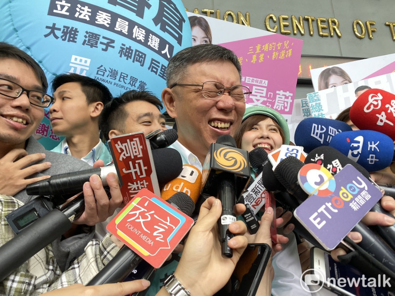 台北市長兼台灣民眾黨主席柯文哲。   圖：周煊惠 ／攝（資料照片）