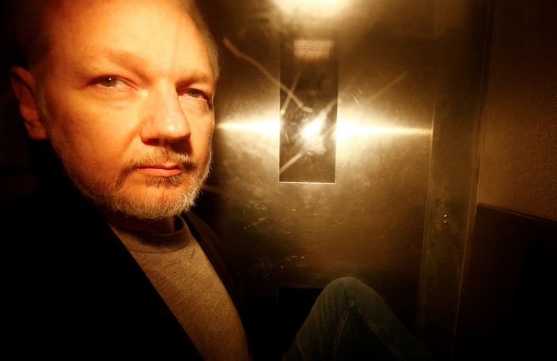 維基解密（WikiLeaks）創辦人朱利安·亞桑傑（Julian Assange）。   圖：達志影像/路透社