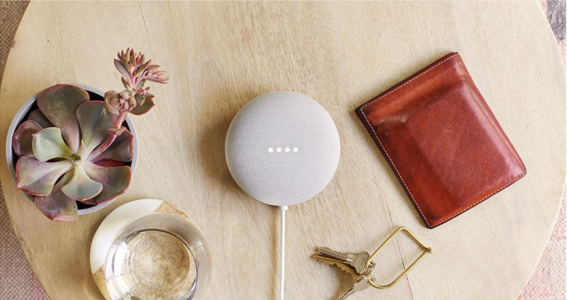 Google今日宣布旗下Nest Mini 智慧音箱首度在台販售。   圖：截取自台灣大哥大官網