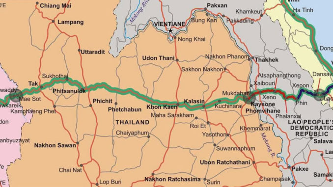 「東西經濟走廊」跨越湄公河沿岸多個國家，幾年前就有旅遊業者已烴著手開發觀光商機。   圖：翻攝自asean.travel網站