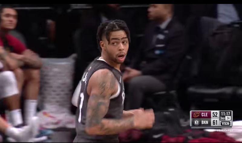 D'Angelo Russell。   圖／翻攝自YOUTUBE