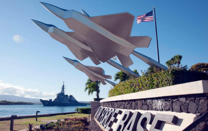 美國珍珠港海軍造船廠４日下午傳出槍響。   圖：擷取自希卡姆聯合基地網站