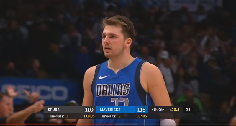 獨行俠球星Luka Doncic。   圖：擷取自Youtube